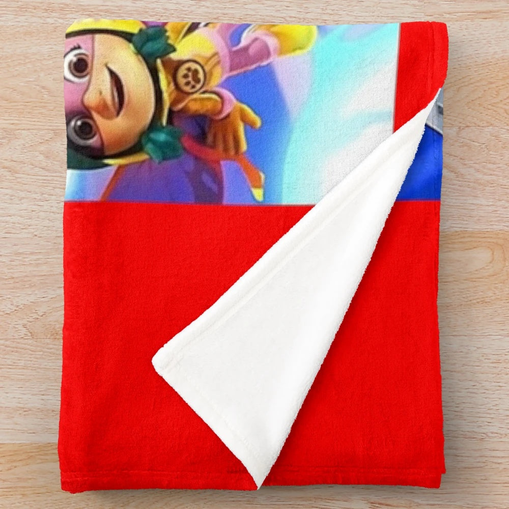 Action Pack inspired plush blanket for kids
