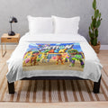 Action Pack Themed Plush Blanket