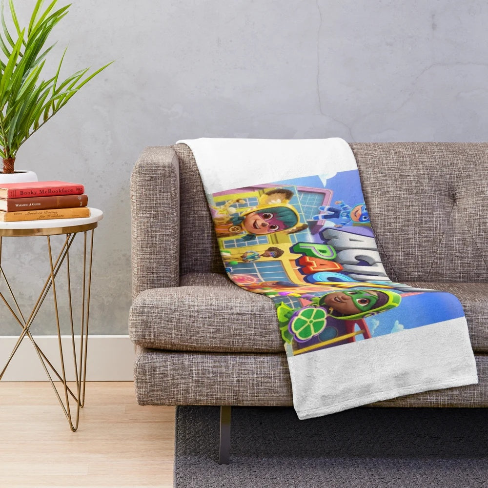 Action Pack Themed Plush Blanket