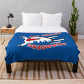Soft and Comfortable Adler Mannheim Ice Hockey Plush Blanket
