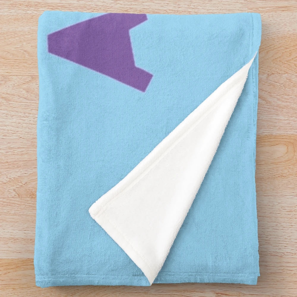 Adley Plush Blanket with Unicorn Design