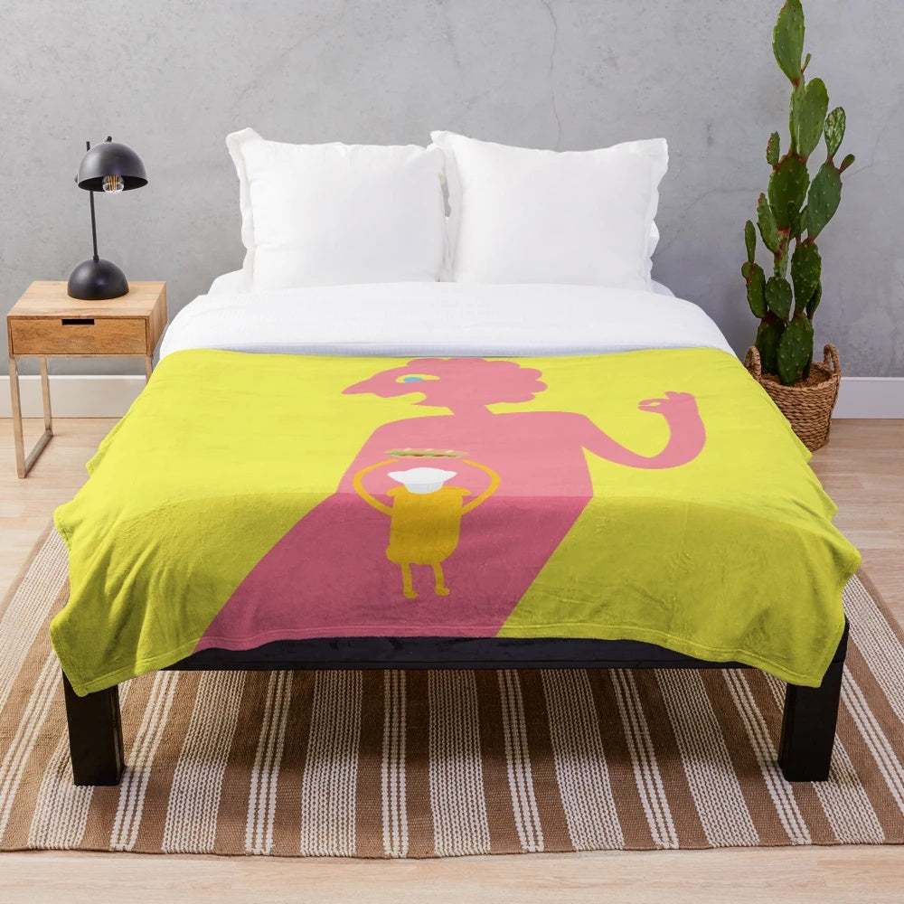 Adventure Time Prismo and Jake Plush Blanket