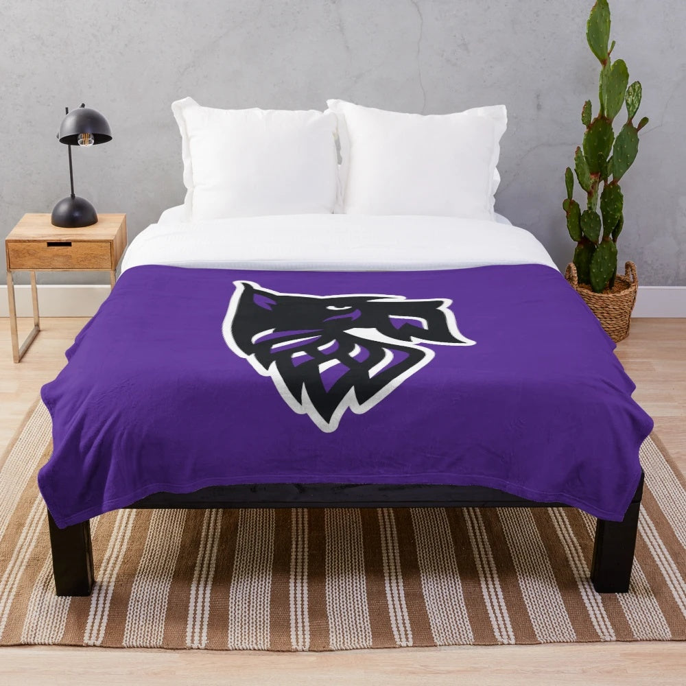 Agnes Scott Plush Blanket with College Logo