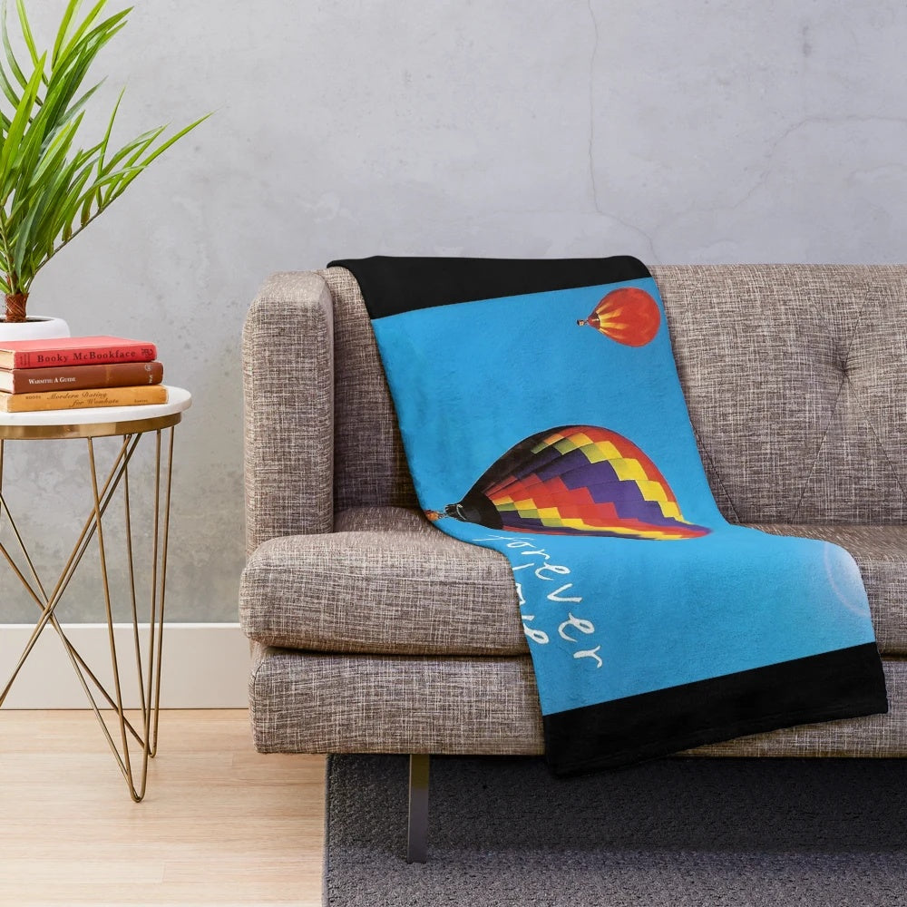 Air Supply Plush Blanket with Band Logo