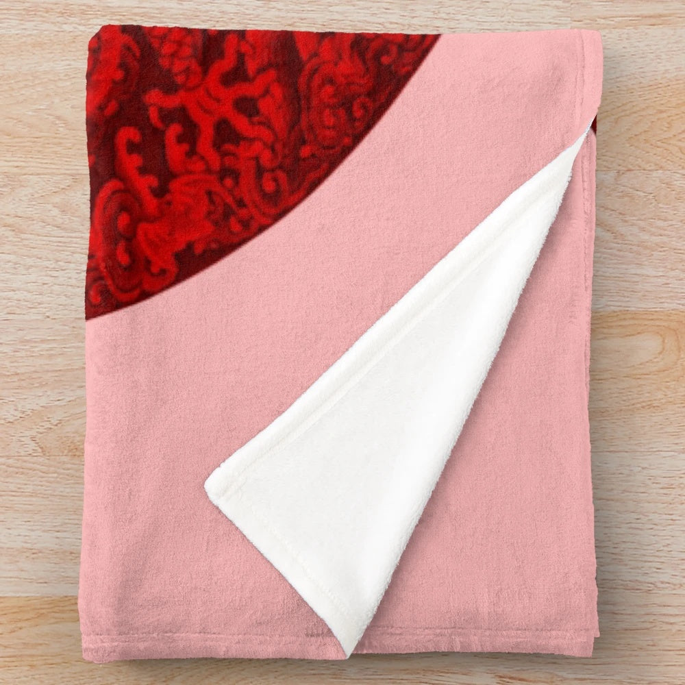 Akatsuki no Yona inspired plush blanket featuring the anime character Yona