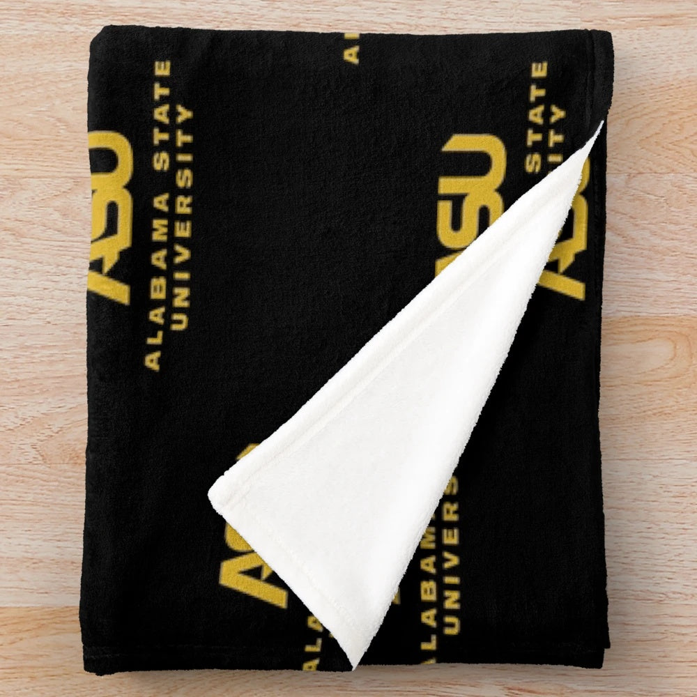 Alabama State College Plush Blanket with University Logo