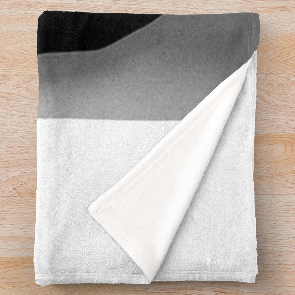 Alan Rickman inspired plush blanket with retro cinema design