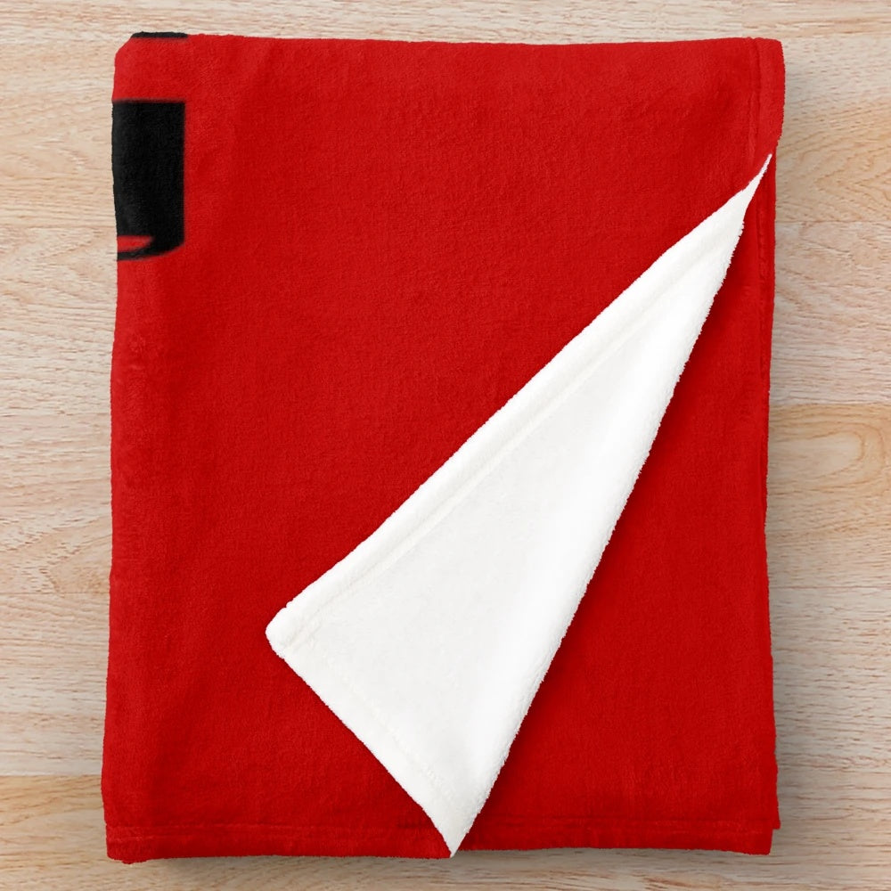 Albright College plush blanket with logo