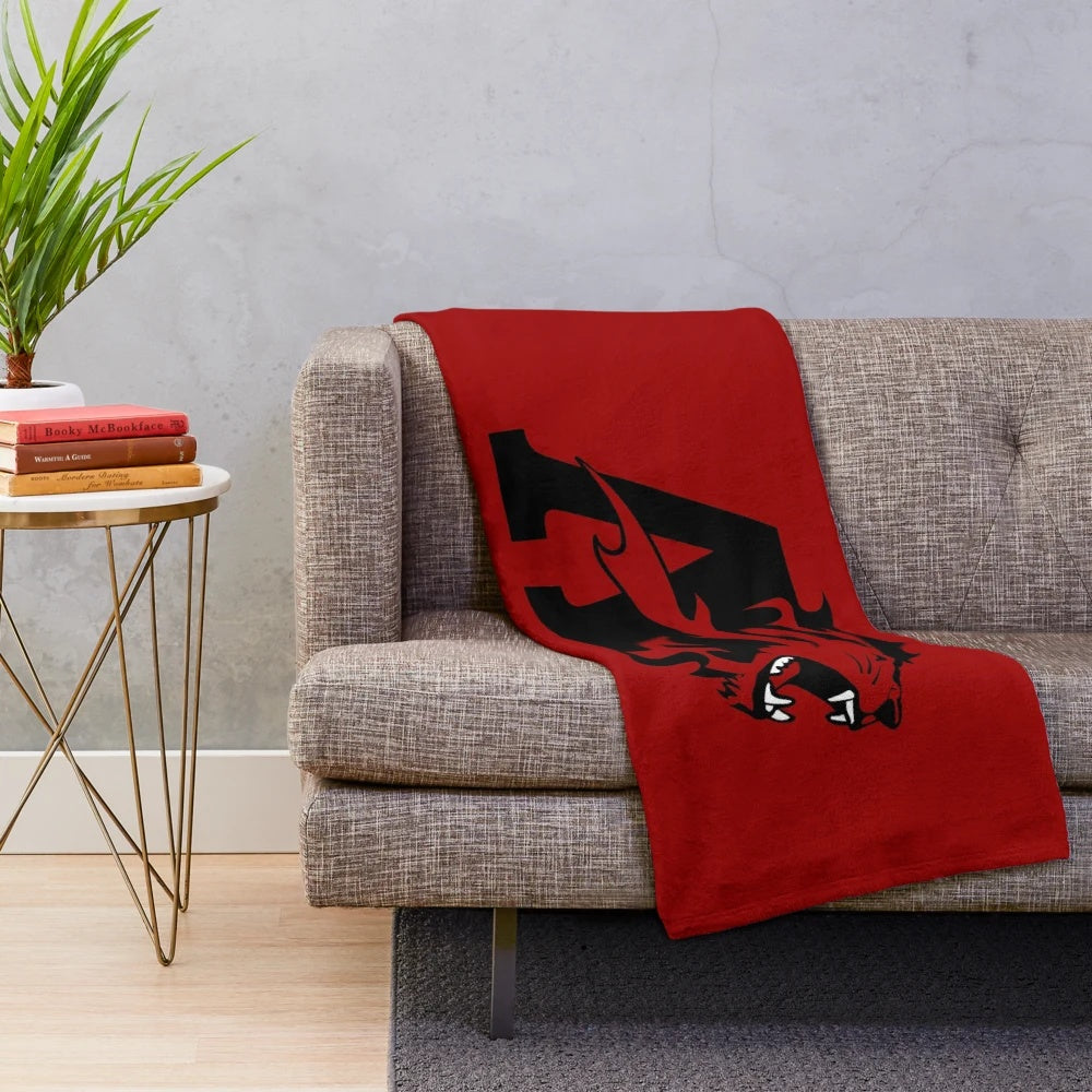 Albright College plush blanket
