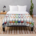 Soft, plush blanket with an alcohol-themed design, perfect for parties and college dorms