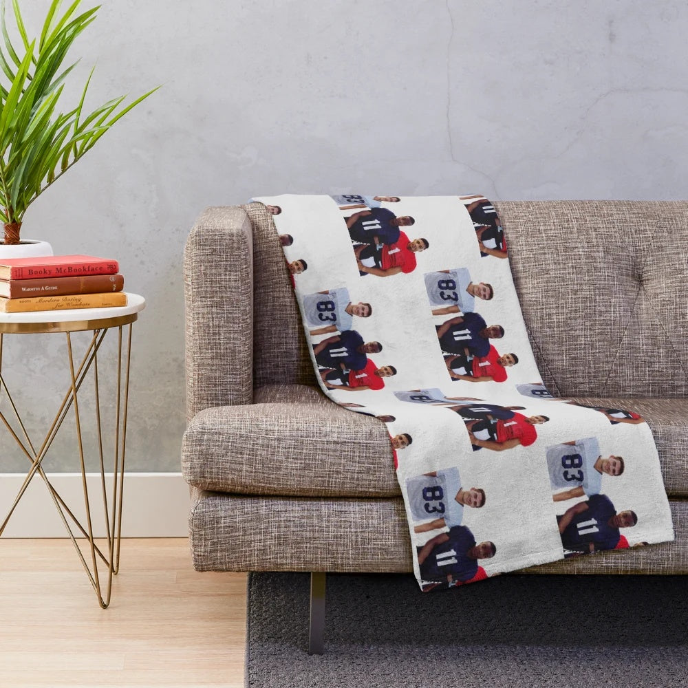 All American Inspired Plush Blanket with Characters
