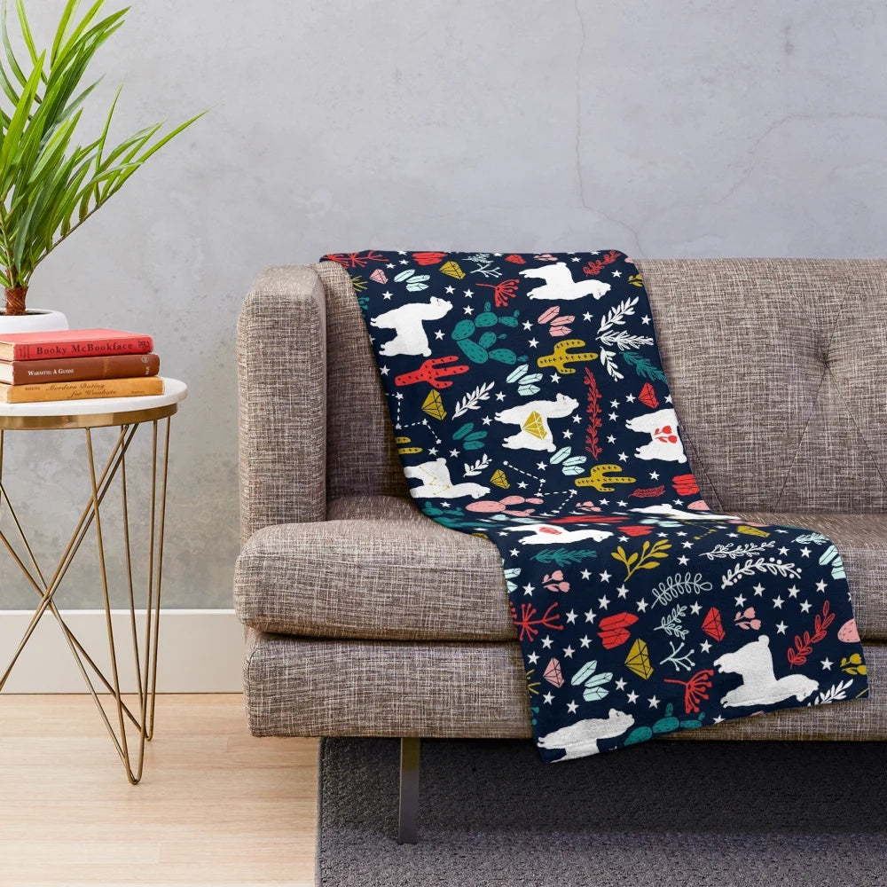 Cozy and soft alpaca plush blanket