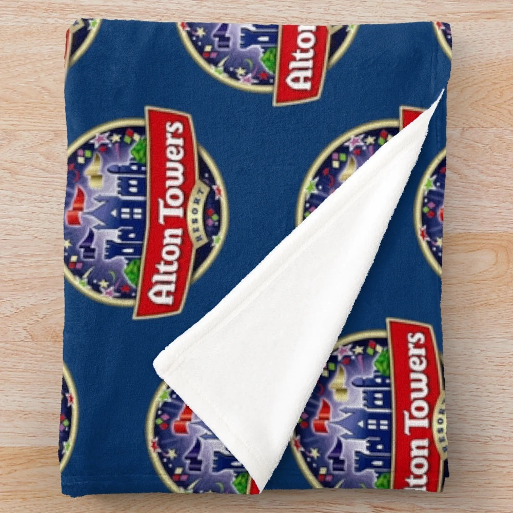 Alton Towers Inspired Plush Blanket