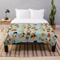 Soft and plush blanket inspired by the French movie Amelie