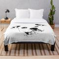 American Bulldog Plush Blanket for Dog Lovers