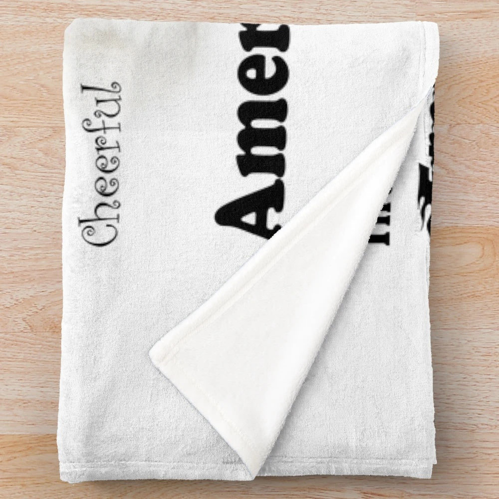 Soft and cuddly plush blanket featuring the personality and traits of the American Eskimo dog breed