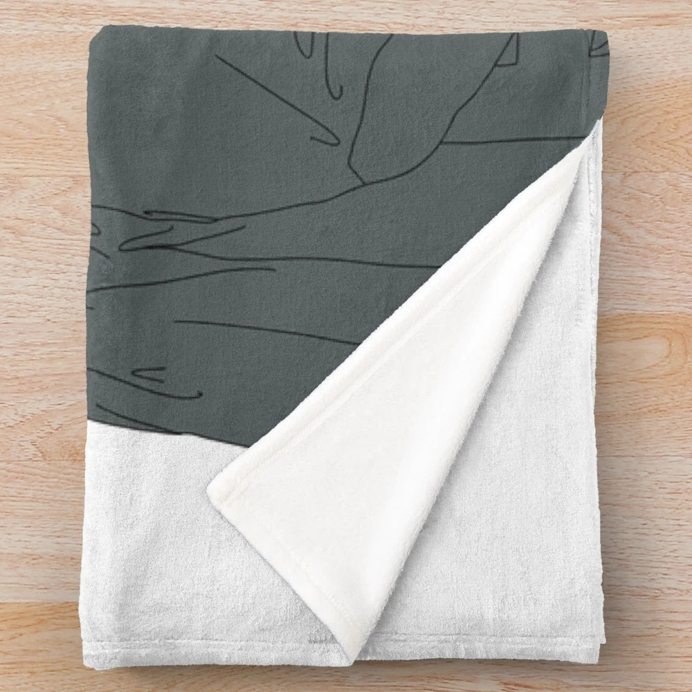 Anatomy Plush Blanket featuring French cinema elements