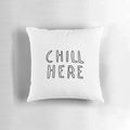 Soft, comfortable typography pillow case for relaxation and home decor