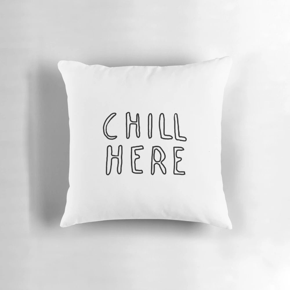 Soft, comfortable typography pillow case for relaxation and home decor