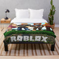Soft and warm plush blanket perfect for Roblox gamers