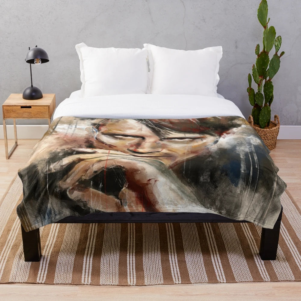 Soffio plush blanket in soft and cozy fabric