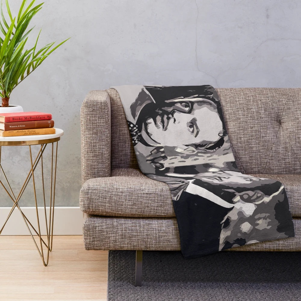 Cozy and soft 2-in-1 plush blanket for home comfort and decoration