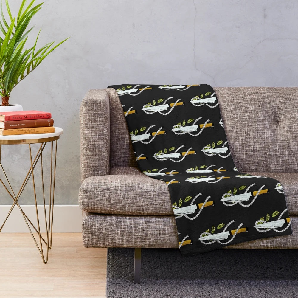 Chef knife plush blanket