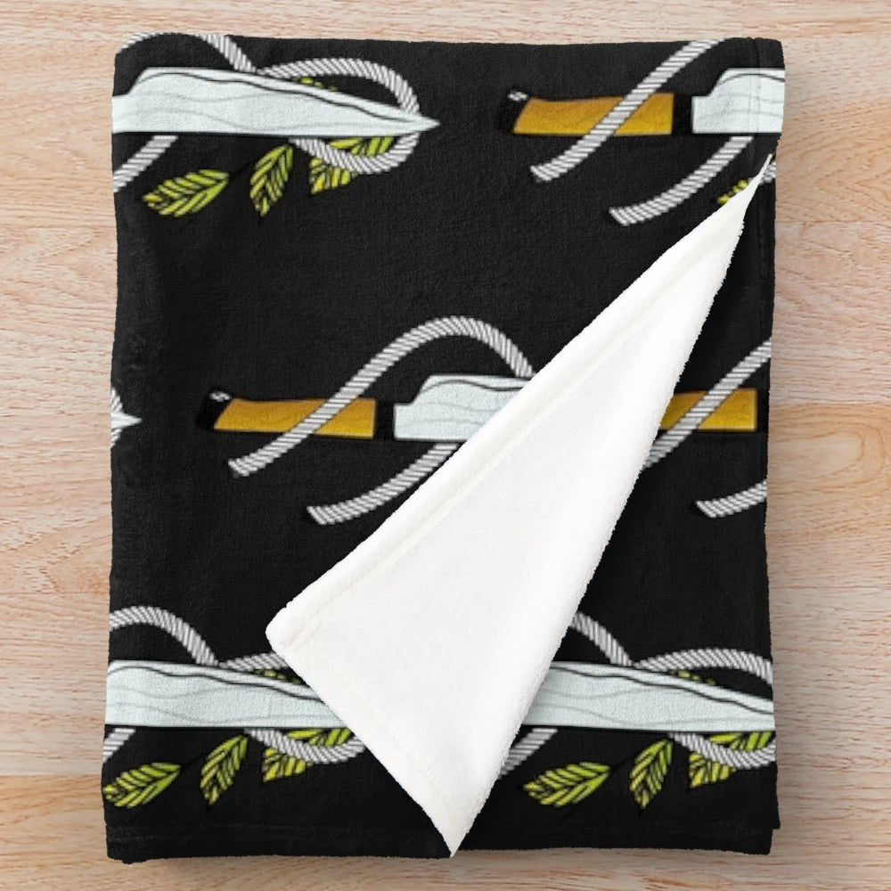 Chef knife plush blanket