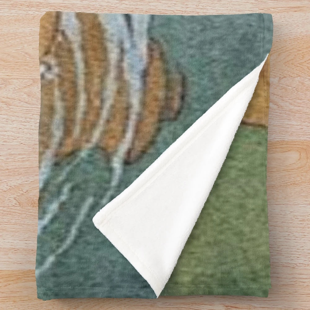 Soft and plush blanket with an "The Fox and The Hound" inspired design