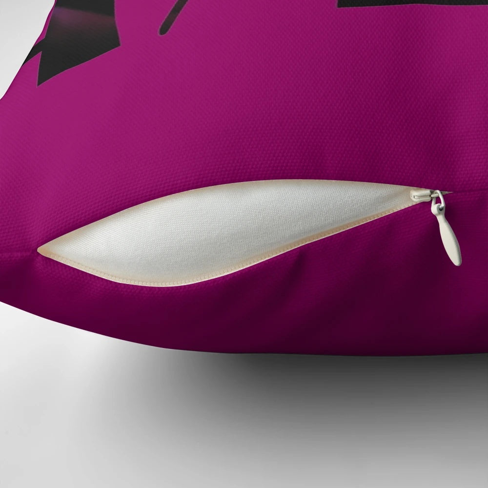 Soft and comfortable pink pillow with Ayliva logo
