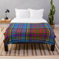 Anderson Clan tartan plush blanket