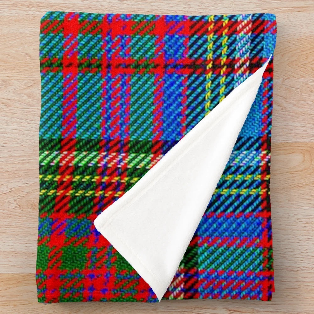 Anderson Clan tartan plush blanket