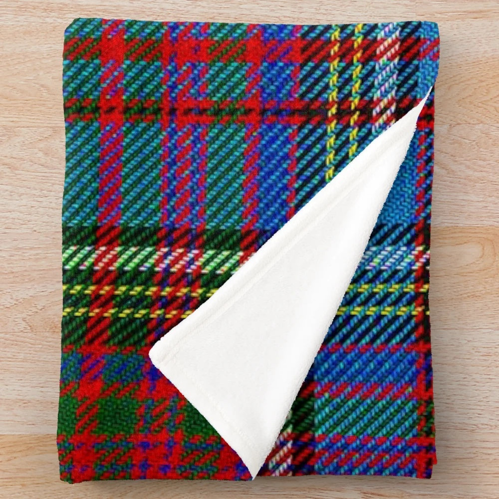 Anderson Clan Tartan Plush Throw Blanket