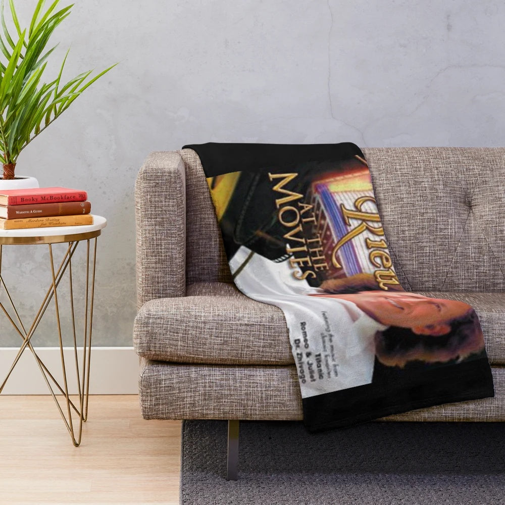 Andre Rieu-inspired plush blanket for classical music enthusiasts
