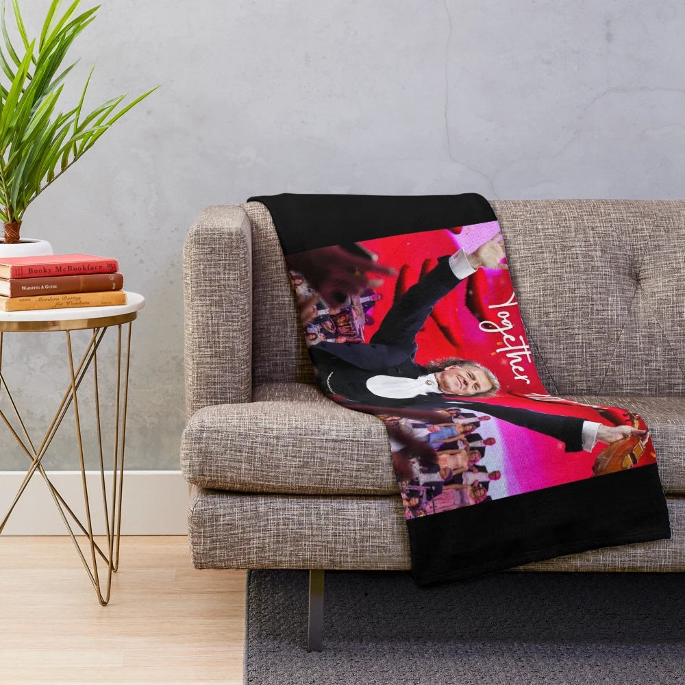 Soft and Plush Andre Rieu Inspired Blanket for Cozy Home Decor