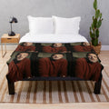Andrew Lincoln inspired plush blanket