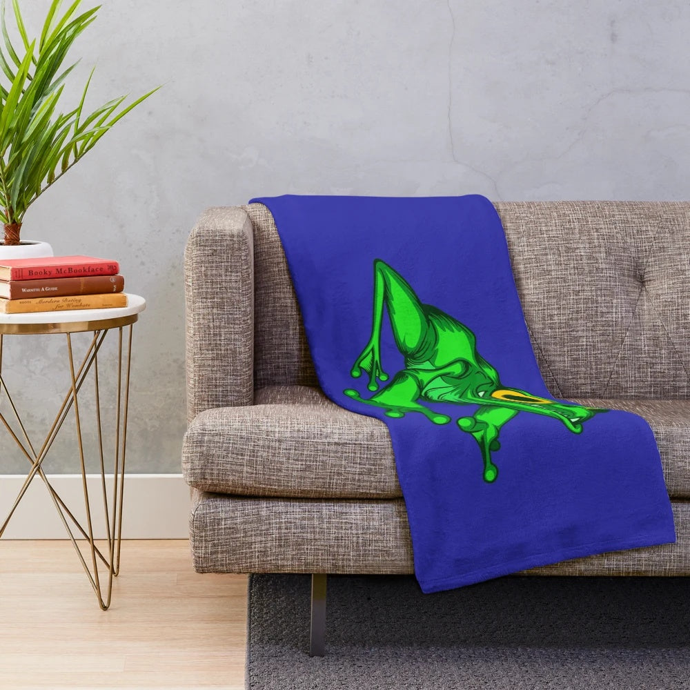 Soft animal print plush blanket featuring a design inspired by the Bronx Zoo and New York Yankees