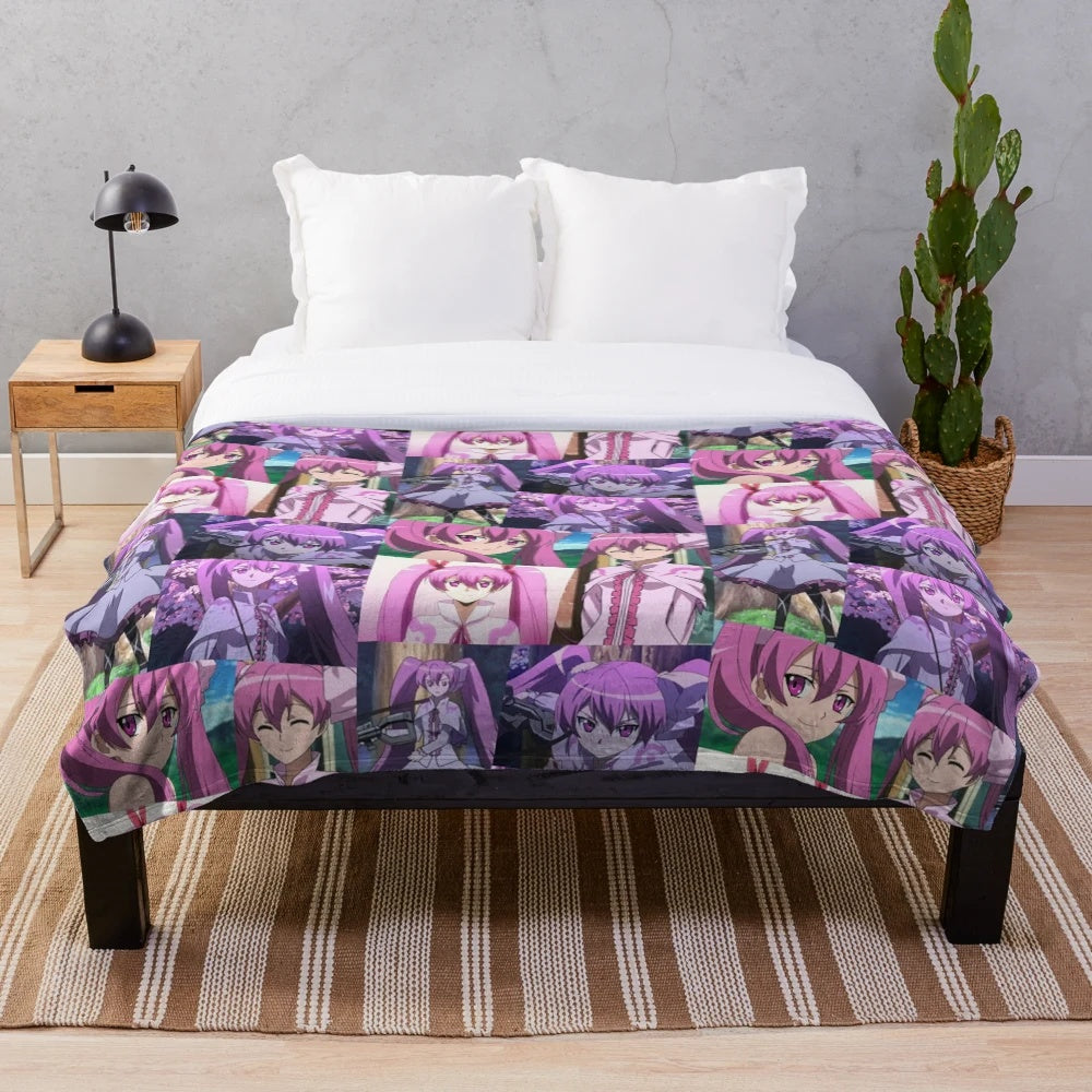 Anime Akame ga Kill Mine inspired plush blanket
