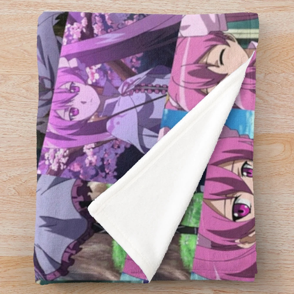 Anime Akame ga Kill Mine inspired plush blanket