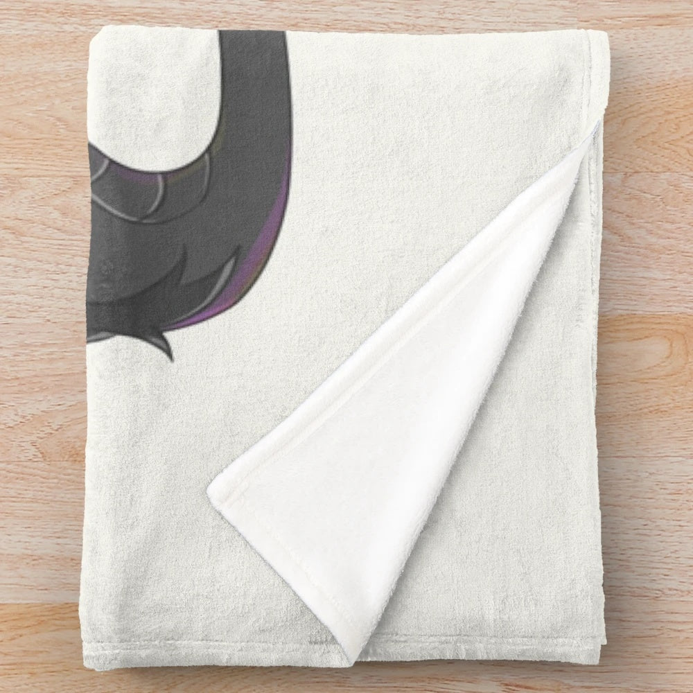 Soft plush blanket featuring adorable anime chibi characters