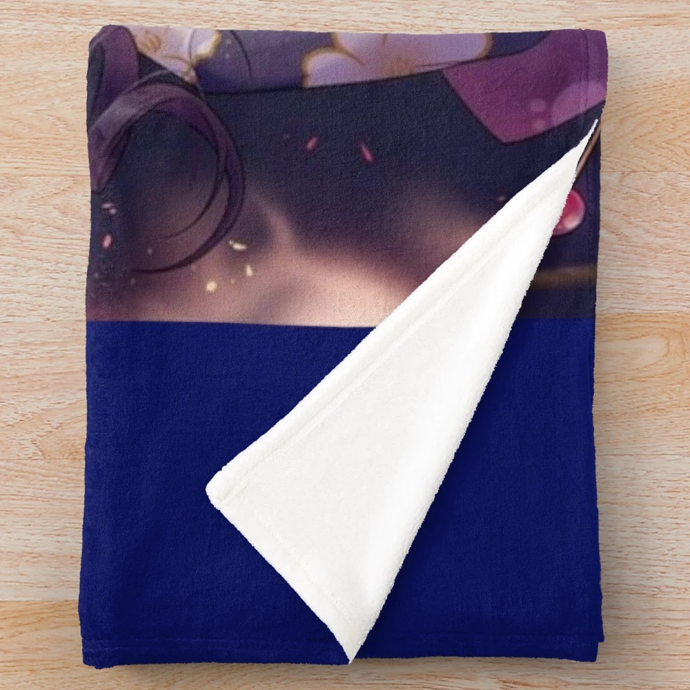 Soft and cuddly plush blanket featuring Kyaru from the anime series Princess Connect! Re: Dive