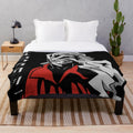 Ergo Proxy-themed plush blanket featuring Vincent Law