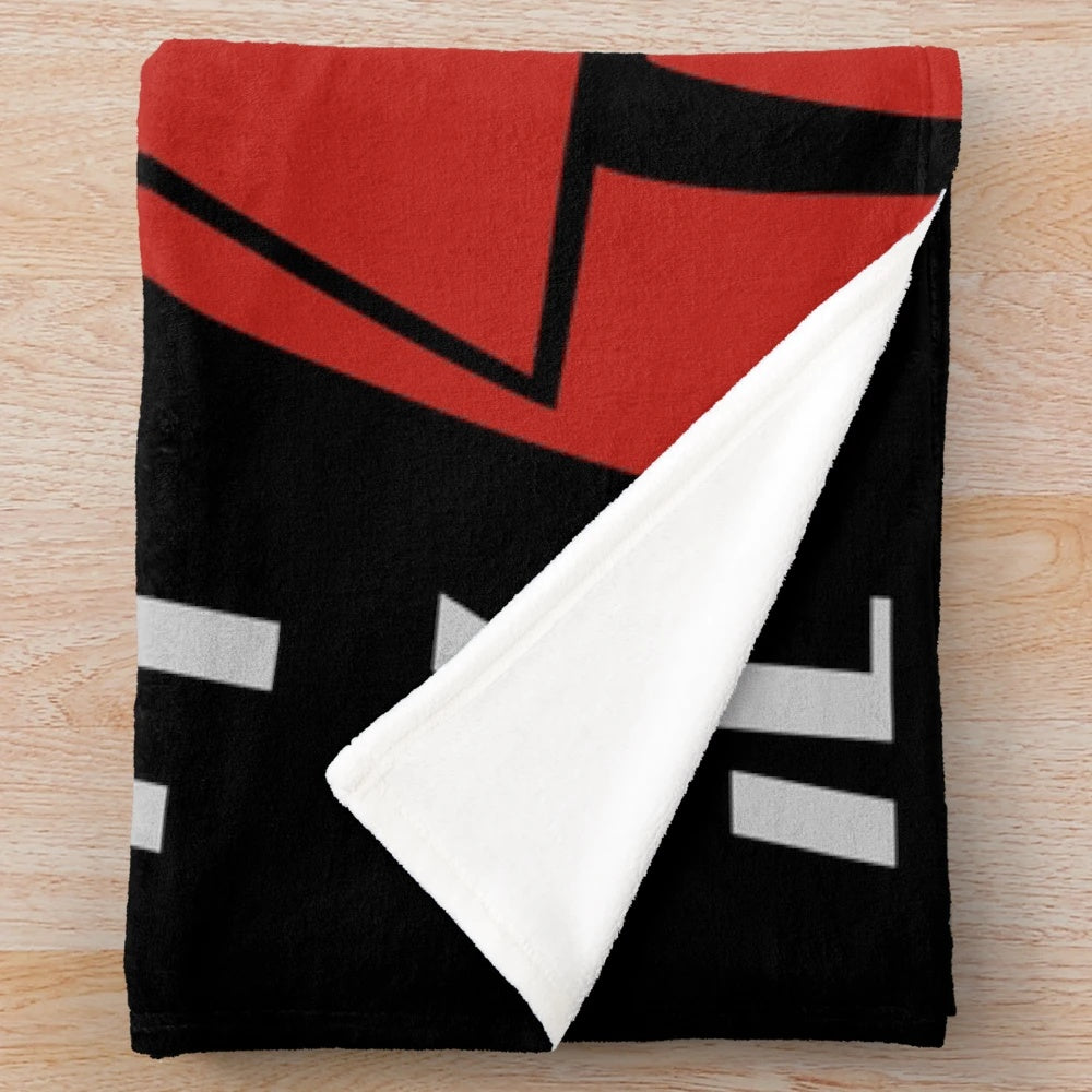 Ergo Proxy-themed plush blanket featuring Vincent Law