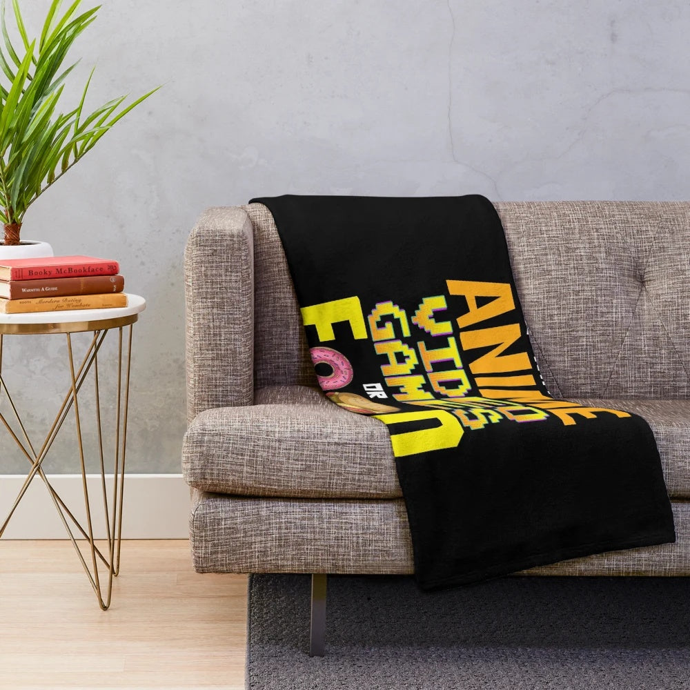 Soft and comfortable anime-themed plush blanket