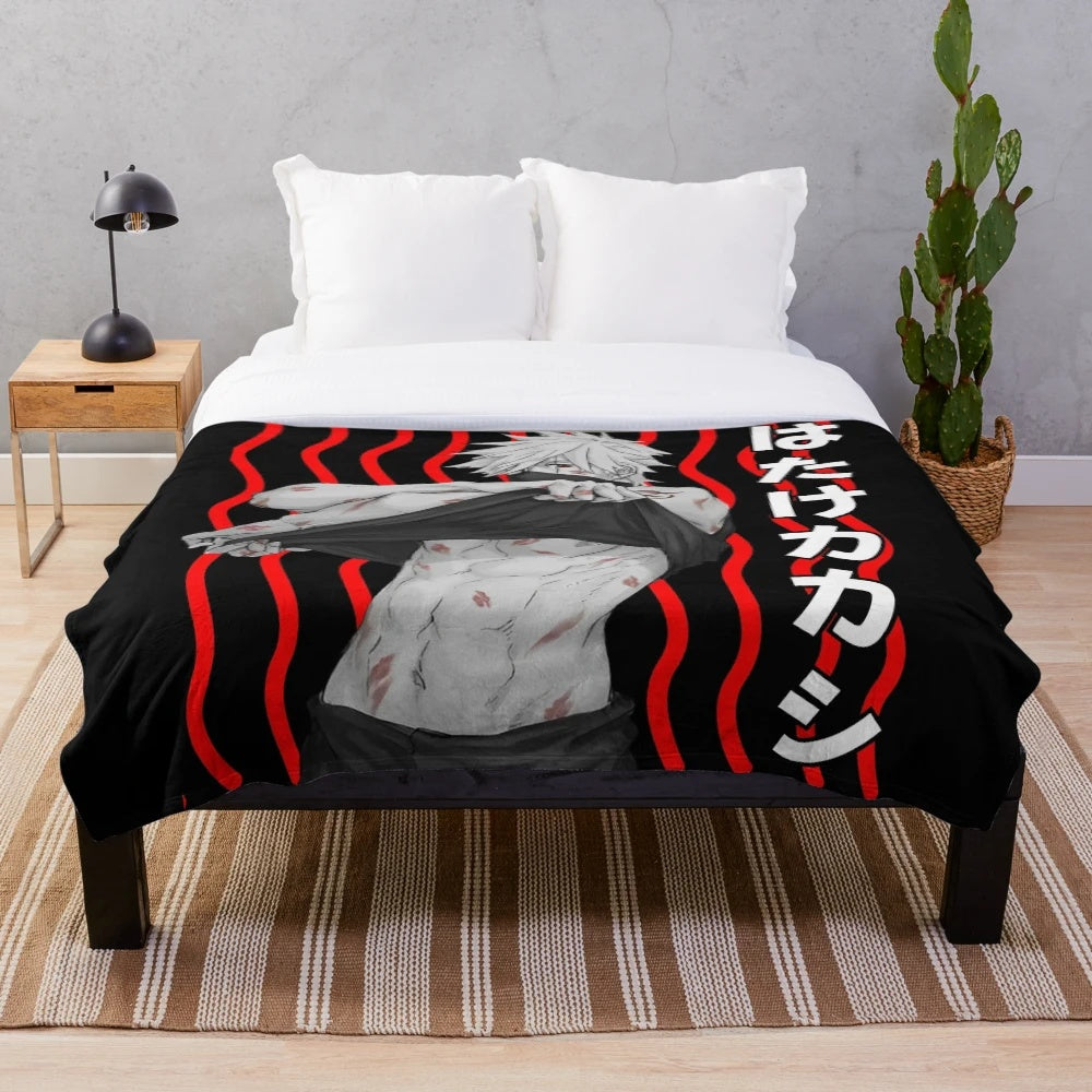Soft and cuddly plush blanket featuring anime and manga inspired design