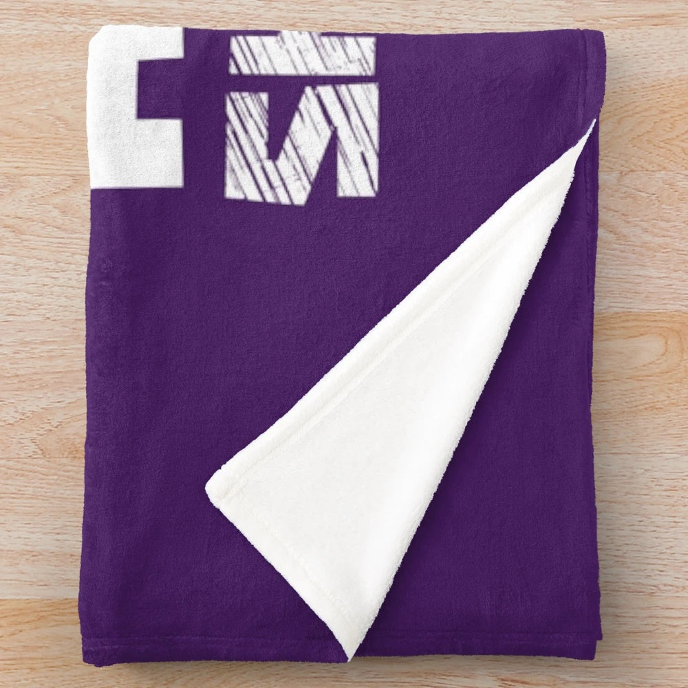 Anime-inspired plush blanket featuring cute anime girl design