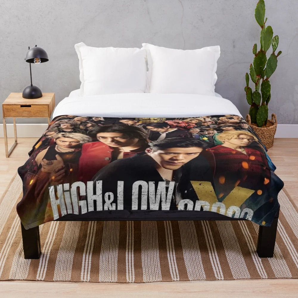 High & Low the Worst Cross-Over Plush Blanket