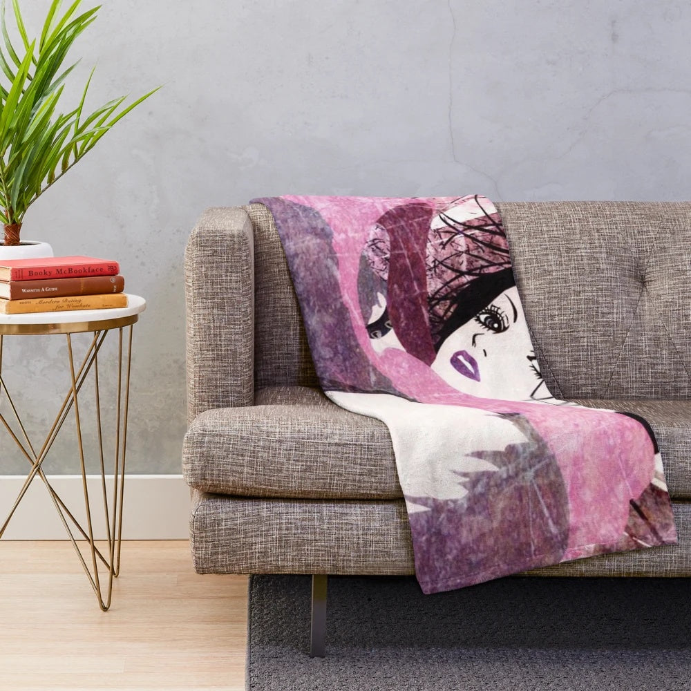 Soft and stylish NANA anime-inspired plush blanket
