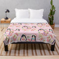 K-on! Inspired Plush Blanket - Soft and Cuddly Anime Merchandise