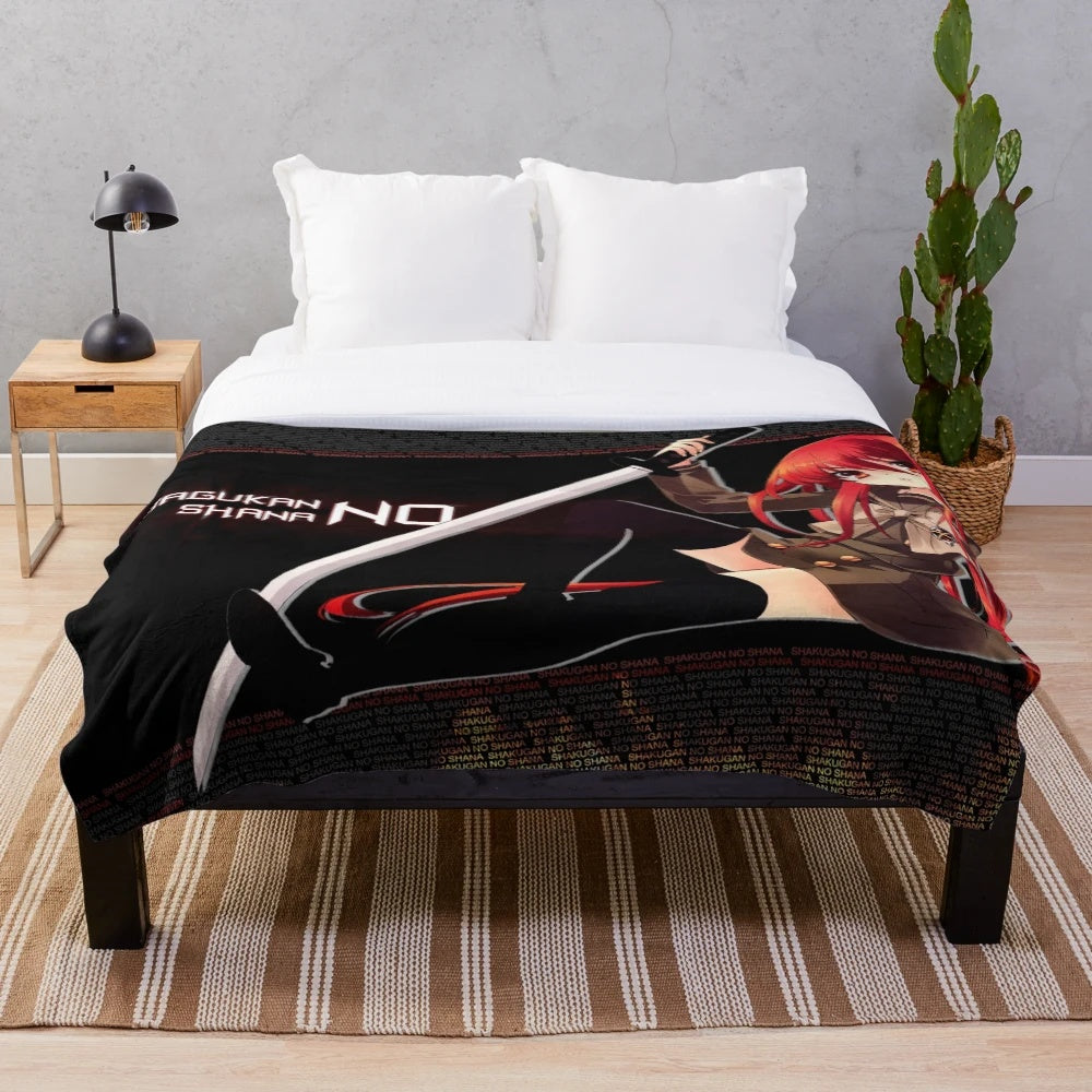 Shakugan no Shana inspired plush anime blanket